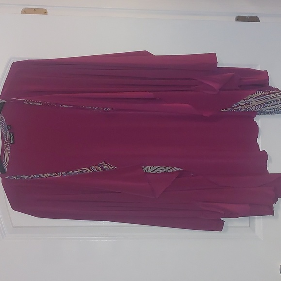 Effortless Style By Citiknits Lagenlook Flowy Open Cardigan Sweater 3X Oversized - Picture 4 of 17